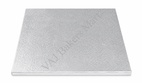 12" Square Drum Board Silver