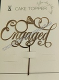 E7 Acrylic Engagement Toppers