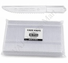 Transparent Heavy PVC Plastic Knife (L) (Pack of 50)