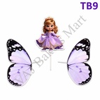 TB9 Trending Princess and Butterfly Wings Topper