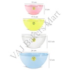 Multipurpose Mixing Bowl Plastic Set of 4