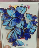 BTGL44 Gold Border Butterfly Toppers