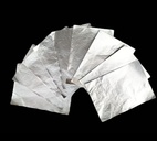 Silver Chocolate Wrapper Aluminum Foil - 8x8cm (Pack of 200)