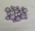 Lite Purple Matte Finish Faux Balls (F28)