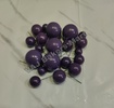 Purple Metallic Faux Balls