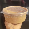 500ml Organic Container with Lid (Sugarcane Bagasse)