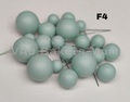 Pastel Green Matte Finish Faux Balls (F04)