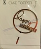 HB30 Acrylic Happy Birthday Topper