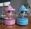Beautiful Rotating Carousel with Music (Blue)