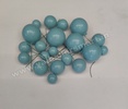 Baby Blue Matte Finish Faux Balls (F19)