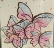 BTGL38 Gold Border Butterfly Toppers