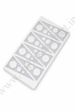 GS11 Geometric Round Chocolate Garnishing Sheet