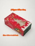 250g Plum Cake Box Rectangle Red (Pack of 5)