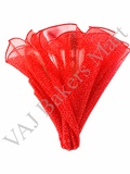 Noor Net 3-4M (Wrinkled Wave Mesh) - Red