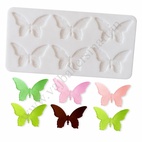GS6 Butterfly 6 Cavity Chocolate Garnishing Sheet