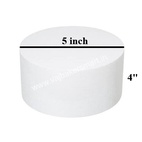 5" x 4" Circle Cake Dummy