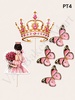 PT4 Princess with Butterfly & Crown Topper