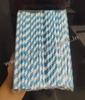 Paper Straw - Blue & White