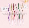 Multi Colour Zigzag Candles
