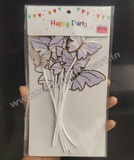 Butterfly Cake Topper with Strings M14