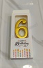 Imported Numerical Candle No.6