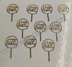 HB1 Acrylic 2" Mini Topper (Pack of 10)