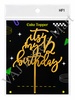 HF1 Half Birthday Cake Topper