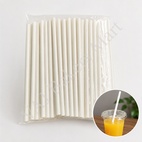 Ezee Paper Straw 6mm White