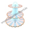 CS6 Paper Cup Cake Stand (Blue and White)