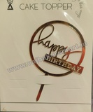 HB30 Acrylic Happy Birthday Topper