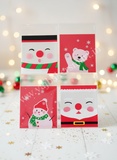 Christmas Special Printed Cookie Pouch (Pack of 50)