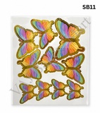 SB11 Butterfly Cake Topper with Strings