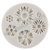 3D Flower Shape Silicon Fondant Mould