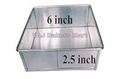 Square Cake Tin 6" x 6" x 2.5"