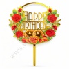 DHB7 Designer Acrylic Happy Birthday Topper