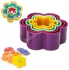 Colourful Flower Shape Cookie/Biscuit/Fondant/Cake Cutter - 5pcs