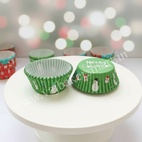 Xmas Special Cup Cake Liner Green (Set of 2)