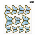 SB13 Butterfly Cake Topper with Strings