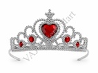 Crown Tiara Cake Topper Red