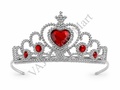 Crown Tiara Cake Topper Red