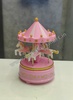Beautiful Rotating Carousel with Music (Pink)