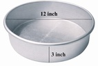 Round Cake Tin 12" x 3"