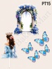 PT15 Bride with Door & Butterfly Topper