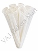 Noor Net 3-4M (Wrinkled Wave Mesh) - White