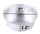 Round Cake Tin 7" x 2.5"