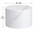 10" x 6" Circle Cake Dummy
