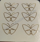Acrylic Butterfly Cutout (Pack of 6) D01