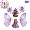 TB4 Trending Butterfly Wings, Castle with Fairies Topper