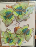 BTG27 Glittery Wings Butterfly Topper