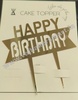 HB3 Acrylic Happy Birthday Topper